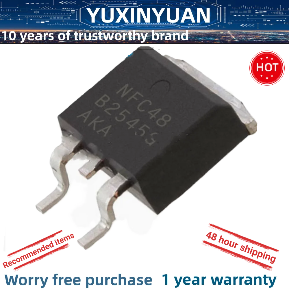 10PCS/LOT Brand new original MBRB2545CTT4G D2PAK surface mount B2545G CTG 45V Schottky diode