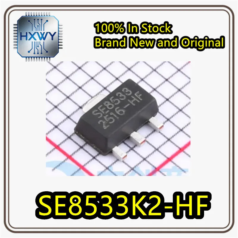 100/500 pieces SE8533K2-HF SE8533 SOT-89 3.3V Low Dropout Regulator LDO Chip New Original Stock