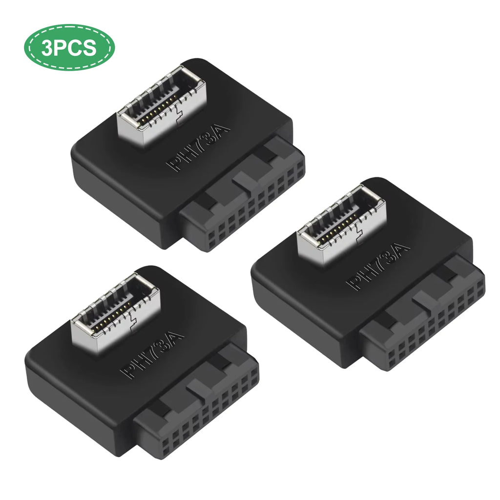 USB 3.0 Internal Header to USB Type C Front Type E Adapter 20/19-pin to Type C Converter Motherboard Desktop Converter