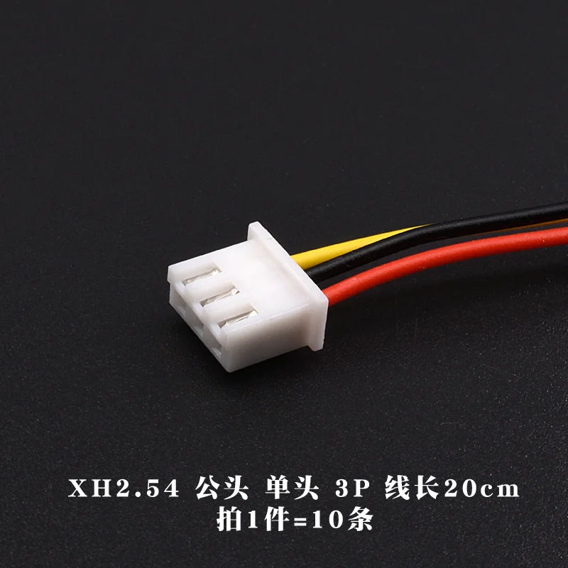 10PCS JST XH2.54 XH 2.54mm Wire Cable Connector 2P/3P/4P/5P/6 Pin Pitch Male Female Plug Socket 10cm/20cm/30cm Length 26AWG