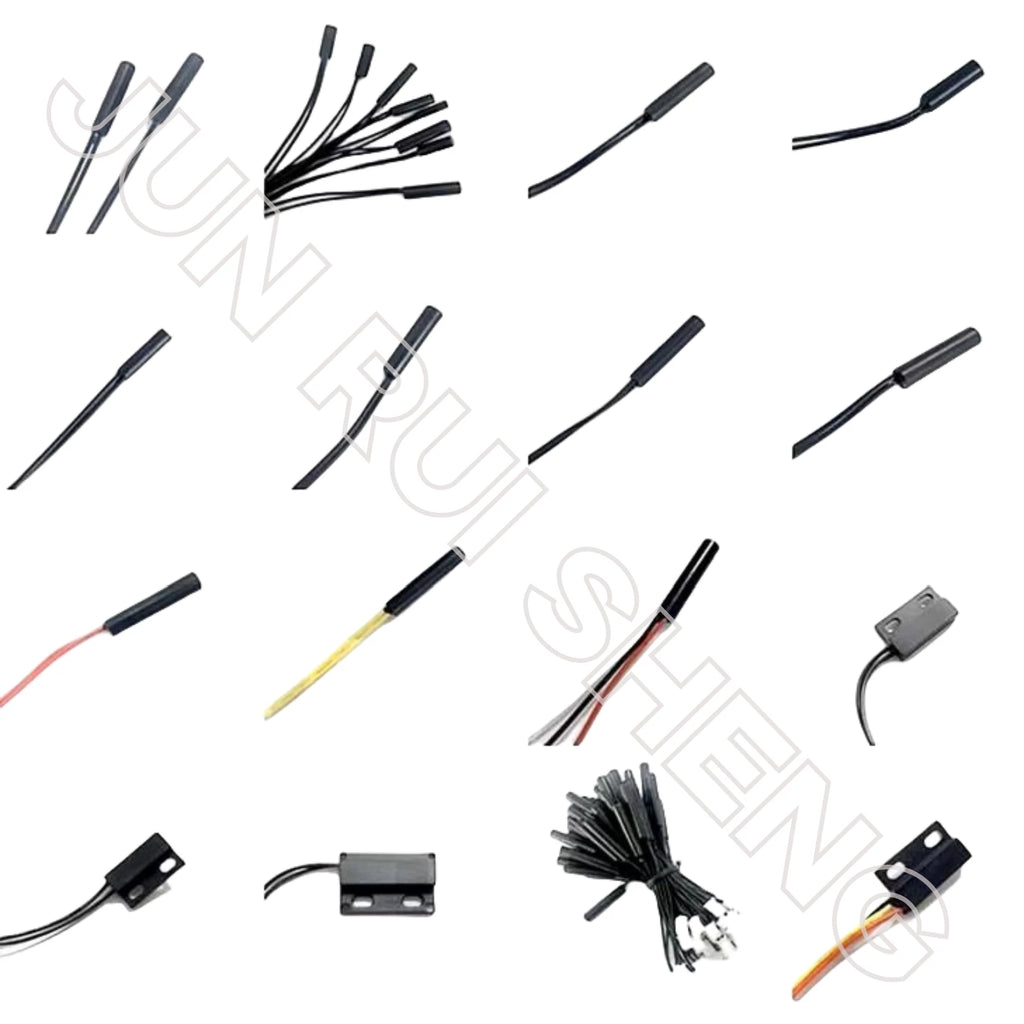 Plastic Reed Contact Switch GPS-01 6*30MM 3Line Normally Open Normally Closed NO/NC Conversion Magnetic Control Induction Sensor