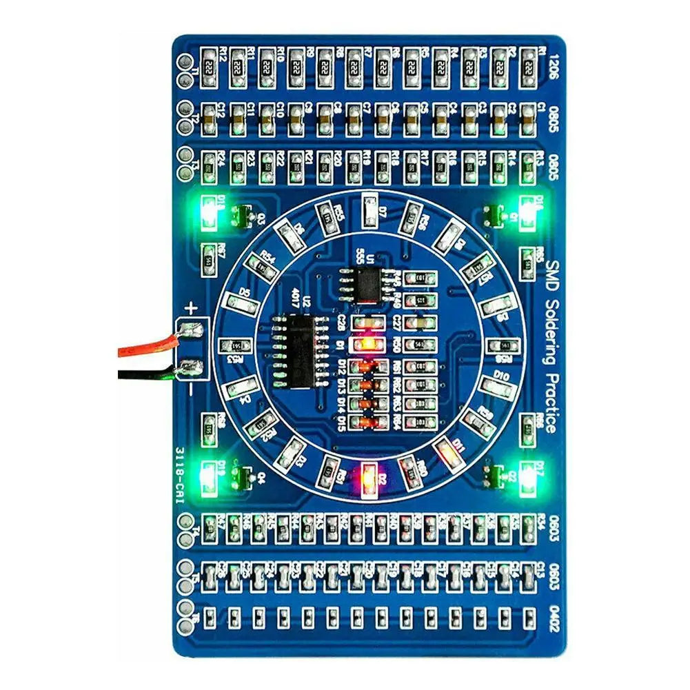 Soldering Practice SMD Circuit Board LED Electronics SMT Components DIY PCB Kit Project Tools Basic For Soldering Kit