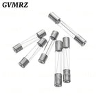 10pcs/lot 5*20mm 6*30mm Fast Blow Glass Tube Fuses 5x20 6x30 mm 250V 0.5 1 2 3 4 5 6 8 10 15 20 25 30 A AMP Fuse