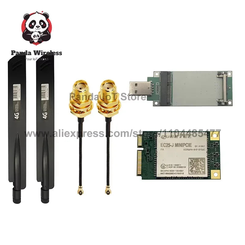 Quectel Mini PCIE Wireless Module EC25 Series Cat 4 Module LTE EC25-J With GNSS 100% New Original High-Speed IoT Connectivity