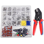 660pcs Pin Connector 1/1.5/1.8/2.2/2.8/3.5/4.8/6.3mm Automotive Wire Terminal Male and Female Non Insulated Plug Disassembly Kit