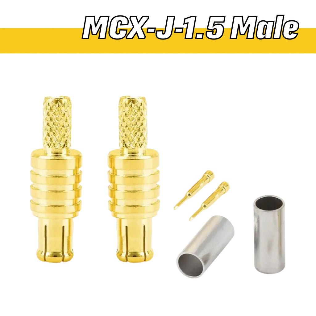 RF Coaxial Connector MMCX-JB2 Crimping RG316 174 MCX-J-1.5 Male MCX-K-1.5 Female Adapter