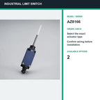 AZ8166 Industrial Limit Switch Micro Travel Switch for CNC Automation Machinery