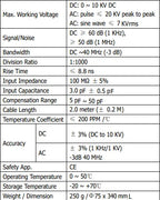 RIGOL RP1010H High-Voltage Oscilloscope Probe | 10kV Max Voltage & 1000:1 Attenuation | 40MHz Bandwidth with Universal BNC