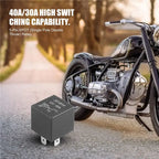 MML-10 Pcs 5 Pin 12V Relay Switch (SPDT) (30/40 Amp) 12 Volt Automotive Relay For Automotive Fans