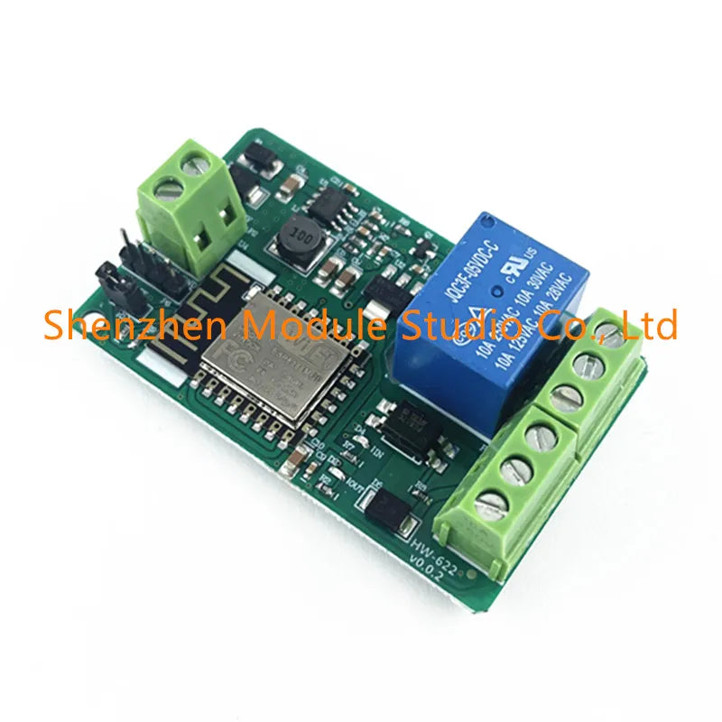 DC 5V-26V ESP8266 ESP-12F Wireless Wifi Relay Module 220V 10A Relay Module ESP12F 802.11b/g/n 2.4GHz 12V 24V