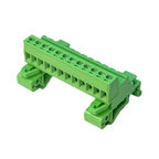 2EDG‑UKR DA803 5.08mm 2‑24P, 35mm DIN Rail Mount Male Female Solder‑Free Plug‑in Terminal Block