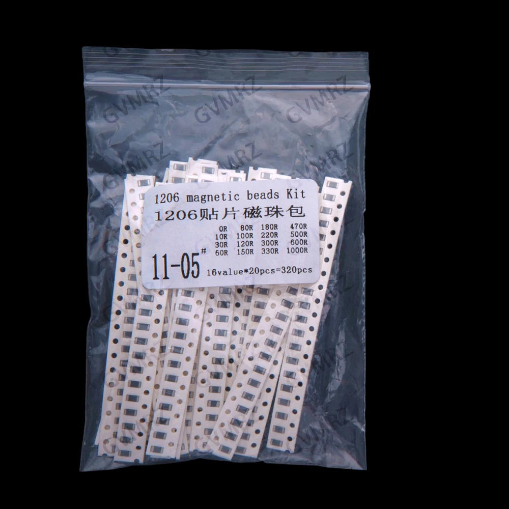 18Values 16Values 0r-330r 0603 0805 1206 SMD ferrite beads SMD 0r 150r 47r 10r 150r 300r 100r 120r 330r