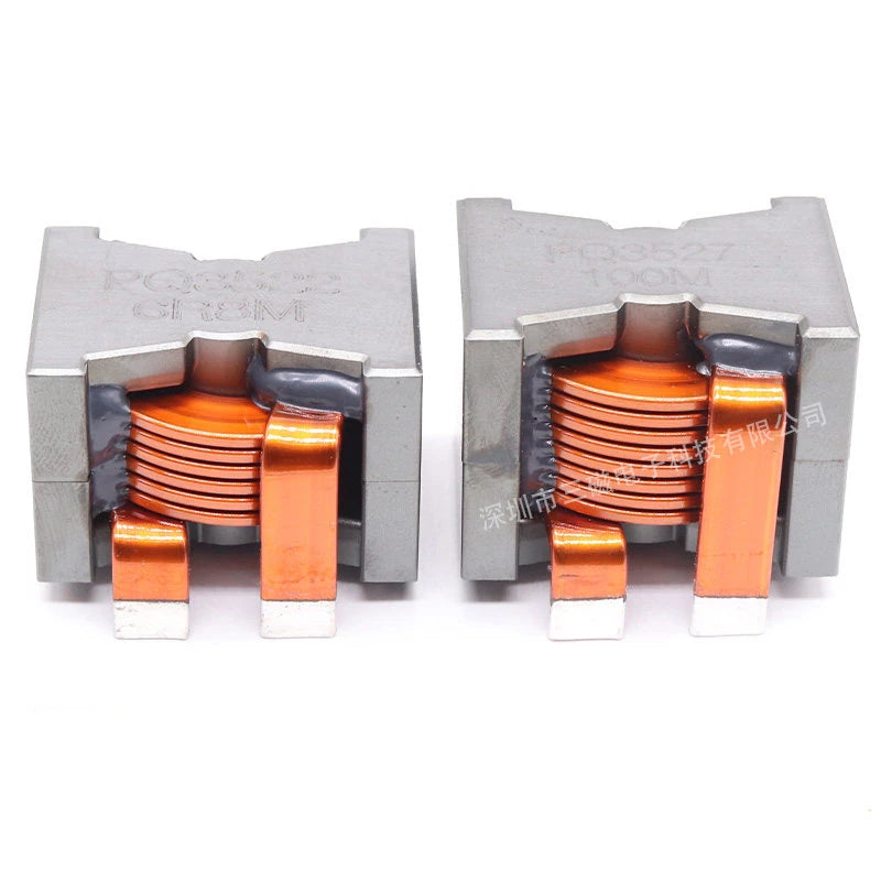 Flat Copper Magnetic Core Inductor 6.8uH 10uH 120A High Current Through-Hole Magnetic Ring Inductor Coil Power Storage Inductor