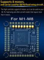 JIJIEFPV H743 Flight Controller H7 FC H743 Stack 8S 55A 60A 70A 4in1 ESC For 5inch DJI RC FPV Freestyle Drone DIY Parts