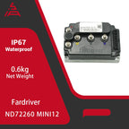 Fardriver ND72260 MiNi12 72V 260A BLDC Hall Sensor Programmable Small Controller For 1500W Electric Motorcycle Scooter