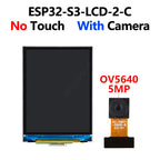 Waveshare ESP32-S3 2inch Capacitive Touch Display IPS 240×320 Camera Touch Option Supports WiFi Bluetooth Development Board