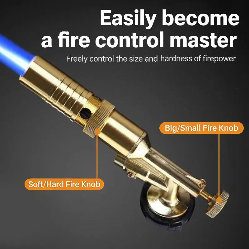 Professional Metal Welding Gas Torch Flame Butane Portable Outdoor BBQ Spray Nozzle Flamethrower Welding Equipment Kitchen