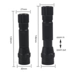 150 Yards Professional Focus Night Vision Hunting Torch 10W IR 850nm/940nm Tactical Infrared Radiation Zoomable LED Flashlight