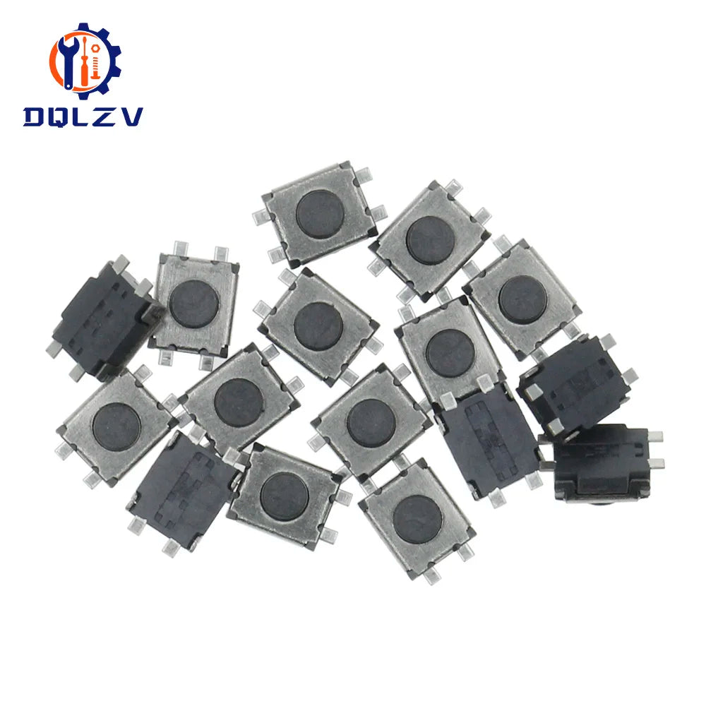 3*4*2 SMD 4 Pin Switch Turtle Tact Switch 3x4x2 mm 2 Feet Stand Upright With Out Pillars mini - Micro Touch Switch Button