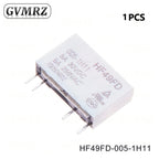 4P HF49FD Relay HF49FD-005 012 024 1H11 4Pin 5A Relays DC 5V 12V 24V HF49FD-005-1H11 HF49FD-012-1H11 HF49FD-024-1H11