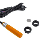 SJM12-10D1 Metal Hall Sensor Plastic Magnetic Proximity Switch M12 NPN DC 6-36V Normally Open 200mA DC 2 Wire NO 10mm
