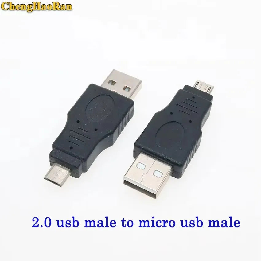 1pc Micro/Mini USB or USB 2.0 Male Female Printer USB Plug Jack Power Connector Charging Adapter for Phone MP5 Ect