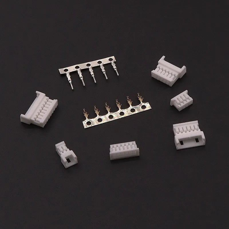 10/50 Sets Micro JST 1.25mm Wire to Wire Type Connector Kit with Male/Female Housing And Terminals for Electronics