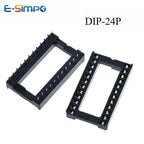 10PC 2.54mm IC Socket DIP6 DIP8 DIP14 DIP16 DIP18 DIP20 DIP28 DIP40 Pin Connector 8 14 16 18 20 24 28 40Pin DIP Socket Chip Base