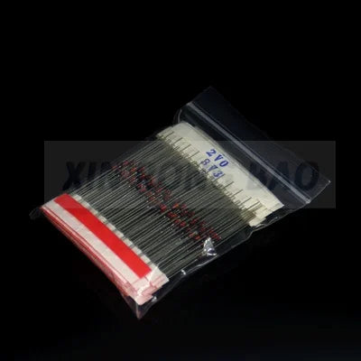 300PCS=30Values*10pcs 2V~39V Diode Kit 0.5W Zener Voltage Regulator 39V 30V 27V 24V 22V 20V 18V 16V 15V 13V 12V 11V 10V..Assort