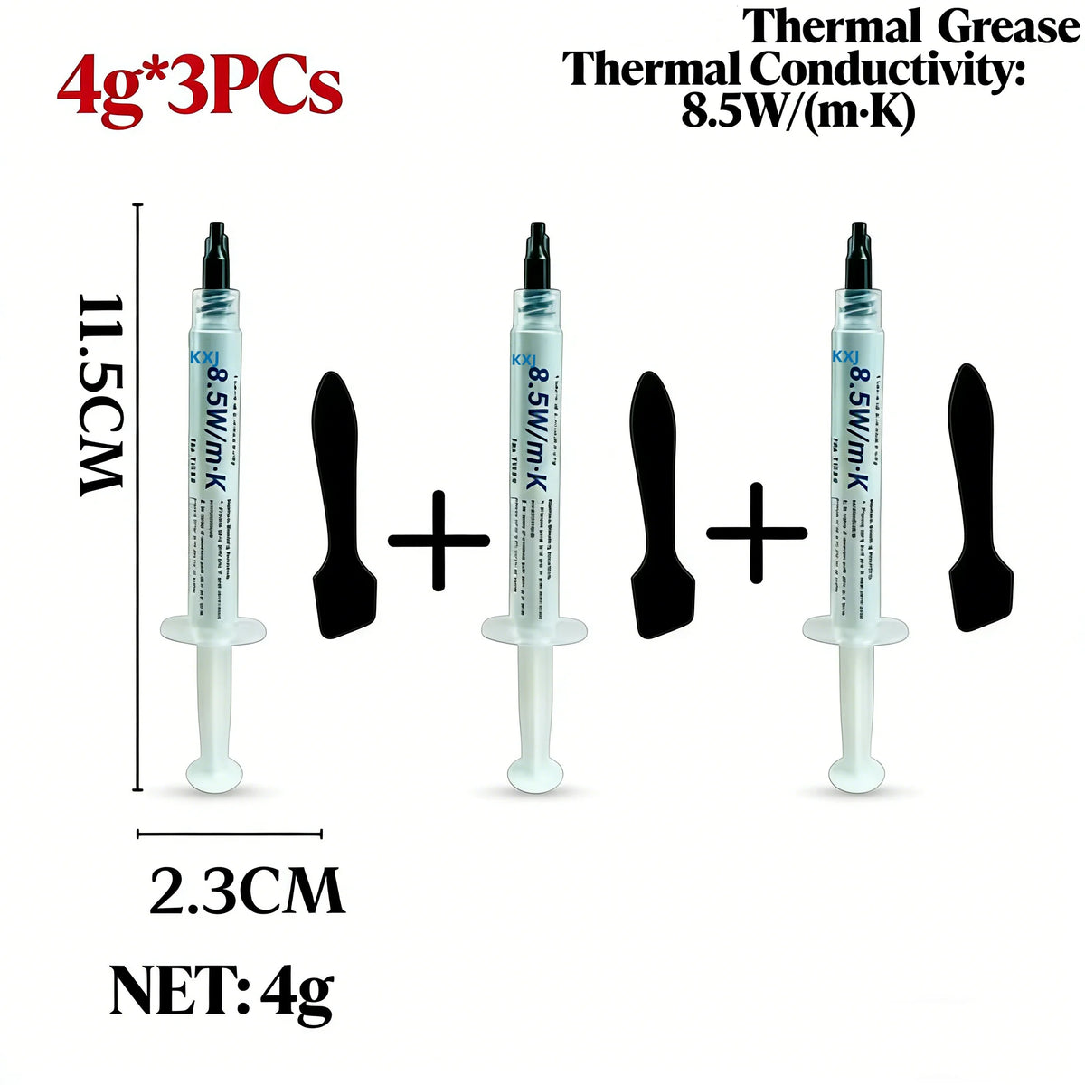 8.5w/m·k Thermal Paste Heat Conduction Compound Silicone Grease For Computer PC Laptop CPU GPU Video Card 4g Higher than