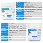 KELLYSHUN Solder Paste, Leaded Syringe Welding Paste, for Soldering BGA LED SMD Containing Silver Sn63 Electronics Tin Paste