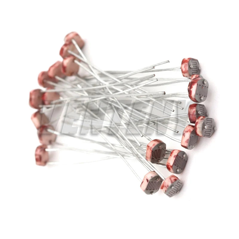 50PCS LDR Photo Light Sensitive Resistor Photoelectric Photoresistor 5528 GL5528 5537 5506 5516 5539 5549 For Arduino