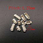 10Pcs XH 2.54 / PH 2.0 / ZH 1.5 / JST 1.25mm /SH 1.0mm Pitch 2/3/4/5/6 Pin Male Plug Housing SMD Connector Horizontal / Vertical