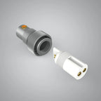 Viborg GX16 GX12 2Pin Female L88-93 Circular Aviation Socket Plug Wire Panel Connector with Plastic Cap Connector 5A 125V