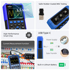 OWON HDS200 Series Handheld Digital Oscilloscope Portable 2CH Multimeter High Precision Electronic Repair Laboratory Test