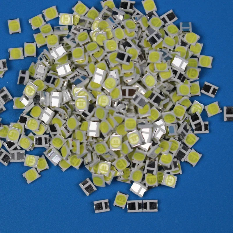 TKDMR 1000/500pcs LED 3528 2835 1210 Light Beads High Power 1W 3V and 6V Cool White for LED LCD TV Backlight Application