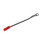 5PCS NTC thermistor 10K B3950 5x20 cylindrical epoxy resin ear wire fixed head negative temperature sensor