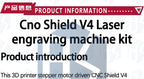 3DV4 CNC Shield V4 + Nano 3.0 + 3pcs DRV8825 Reprap Stepper Drivers Set For Arduino