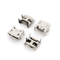 20Pcs Micro USB Type B 5Pin Female Socket 4 Legs Fixed PCB Solder Jack Connector