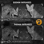 UniqueFire 802S IR850nm IR940nm LED Hunting Flashlight Zoomable Night Vision Torch for Coyote Hog Predator Varmint Hunting