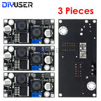 3Pcs XL6019 (XL6009 Upgrade) 20W 5-32V to 1.3-35V Automatic Step-Up Step-Down Dc-Dc Adjustable Converter Power Supply Module