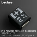 5pcs/lot 25V 22uF 100mR 20% 3528 Type B SMD Polymer Tantalum Capacitors 25TQC22MYFB New and Original