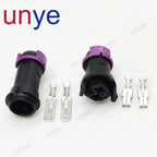 1/5 Sets Kit 2 Pin Way Male Female Circular Waterproof Fog Lamp Plug Connector for Car Rx7 813972926 813972923