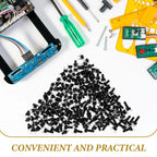200Pcs Momentary Tactile Push Button 4 Pin Assortment Kit Breadboard Electronic Circuit Prototyping Repair