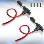 Gadpow 30CM 12AWG SAE Cable Connector Car Battery Expansion Bidding Embedded Plug Socket for Solar Generator Battery Charger