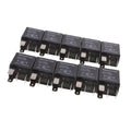 DC 12V 30 AMP Car Automotive Boat Truck 4 Pins SPST Alarm Relay Pack of 10