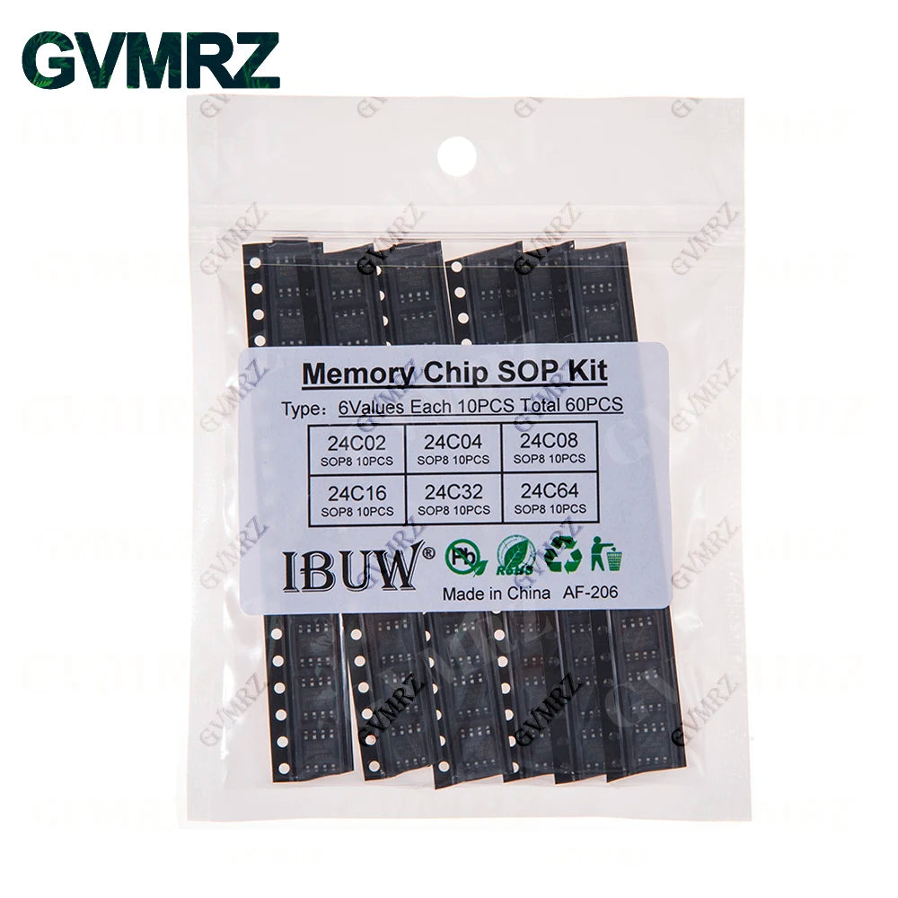 NE555 LM358 TL431 LM393 UC3842 UC3843 UC3844 UC3845 SOP-8 24C02 24C04 24C08 74HC00 SMD Power Supply IC Kit