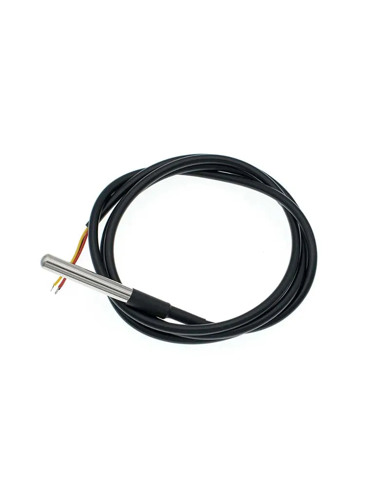 1pcs DS18b20 temperature probe temperature sensor 1M 2M 3M DS1820 Stainless steel package Waterproof 18B20 100cm/200cm/300cm