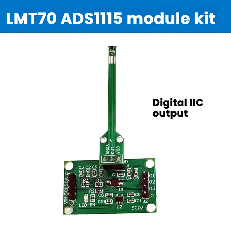 ADS1115 Module Temperature Acquisition 4-channel 16 Bit High-precision ADC Analog-to-digital Converter STM32 Routine