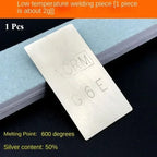 Silver Solder Wire Sheet High Medium Low Temperature for Jewelry Making Ring Bracelet Repair DIY Welding Kit
